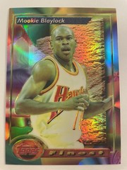 1993-94 Topps Finest Refractor Mookie Blaylock #135 Hawks