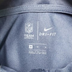 Nike Dallas Cowboys Womens Quarter Zip Pullover Jacket Medium M Navy Dri Fit NFL