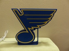 st louis blues lightbox USB Approx. 9 inches tall