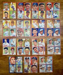 1935 Goudey 4-In-1 Baseball Lot of 15 Earl Averill Heinie Manush HOF, Low Grade