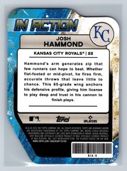 Josh Hammond 2025 Bowman Draft In Action #BIA-9 Royals