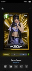 Topps WWE Slam Digital Legendary Tatum Paxley 69cc
