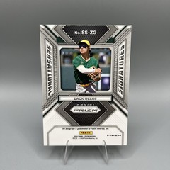 2024 Panini Prizm – Sensational Signatures Zack Gelof #SS-ZG Green Prizm RC AU