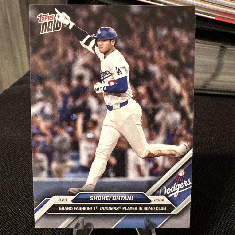 2024 Topps Now #584 Shohei Ohtani Grand Fashion 40/40 Club MVP LA Dodgers!