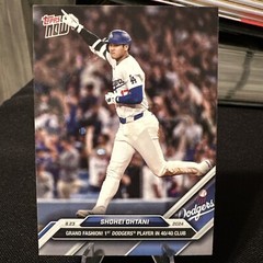 2024 Topps Now #584 Shohei Ohtani Grand Fashion 40/40 Club MVP LA Dodgers!