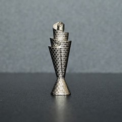 Non-Corinthian Mini Nations League Football Trophy 4.5cm Collectible Souvenir