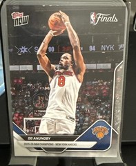 Topps Now OG Anunoby Basketball NBA Finals #C3 New York Knicks 2025-26