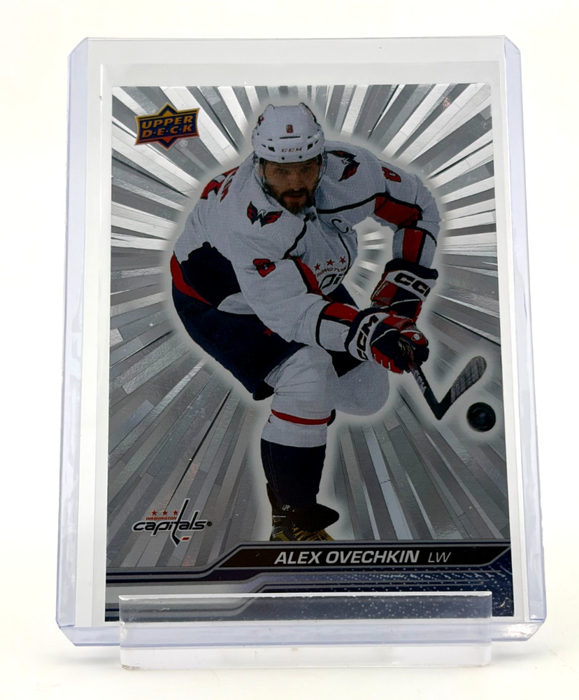 2023-24 Upper Deck Alex Ovechkin Silver Outburst Washington Capitals