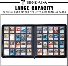 Premium Trading Card Binder,20 Pocket, Holds Up to 2000 Cards with Ringless 5