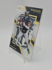 Jalen Hurts 2025 Panini Immaculate Clearly Immaculate Jersey NFL Shield **