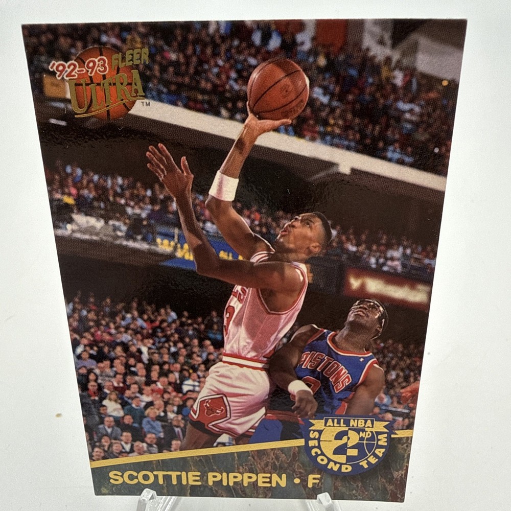 Fleer Ultra 1992-93 Scottie Pippen #6 All NBA Second Team Chicago Bulls