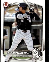 2025 Bowman Draft Paper Braden Montgomery White Sox BD-18 5 card lot