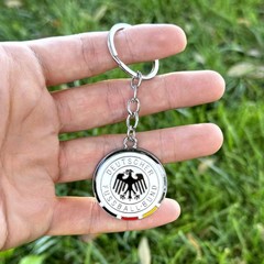 Germany National Team DFB Enamel Keychain Football Soccer Fan Key Ring