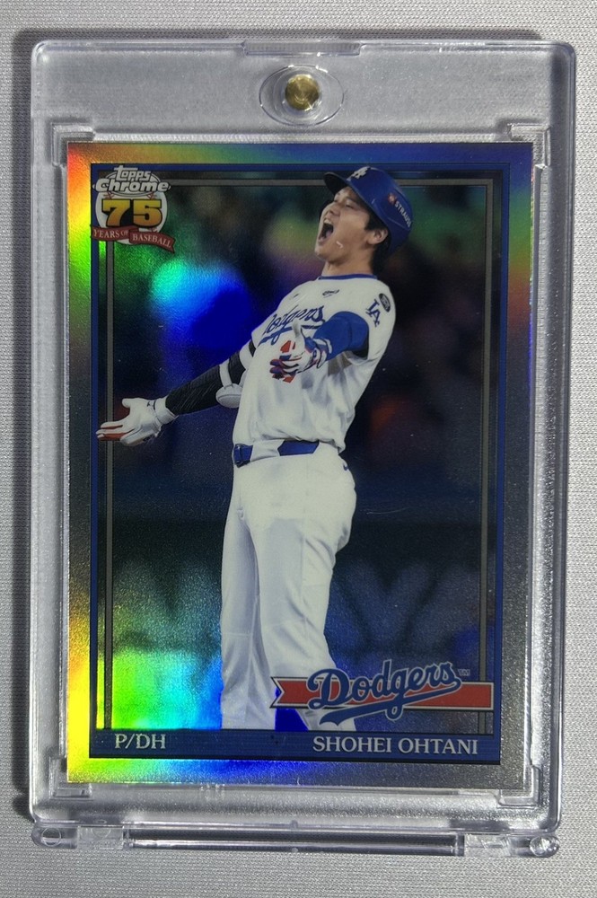 Topps Chrome 2026 75 Years of Baseball Shohei Ohtani Dodgers #91CB-1 Insert