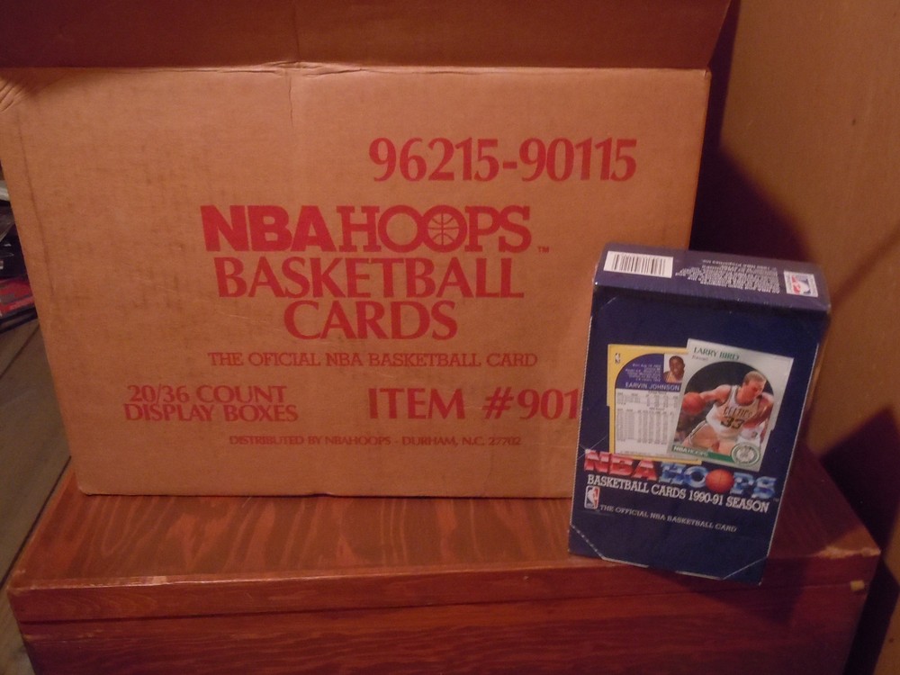 1990-91 NBA Hoops Series 1 Box 36 Packs Factory Sealed Case Fresh Michael Jordan