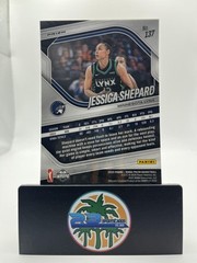 2025 Panini Prizm WNBA #137 Jessica Shepard White Seismic Prizms PARALLEL LYNX