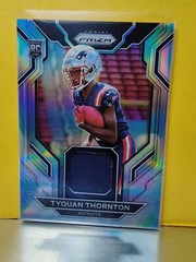 2022 Prizm TYQUAN THORNTON Rookie Gear SILVER PRIZM Patch Memorabilia RC PATRIOT