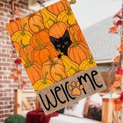 RABUSOFA Fall House Flag 28×40 Inch Double Sided Size-28 x 40&Prime;, Orange
