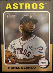 2024 Topps Heritage High Number – Ronel Blanco #612 (RC)