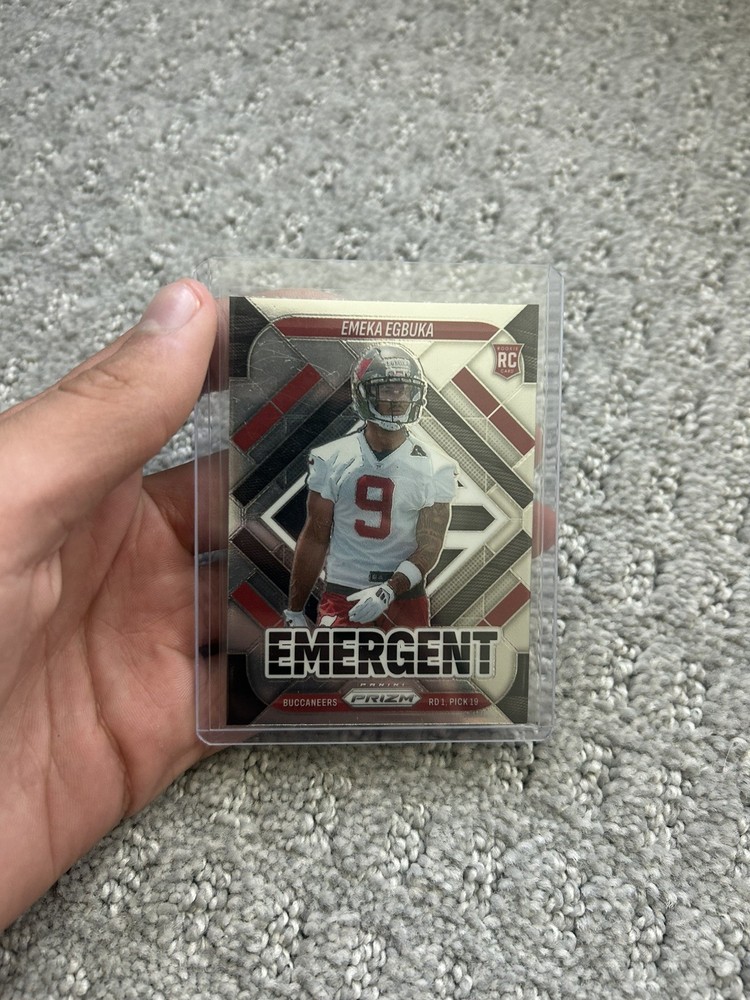 2025 Panini Prizm Emergent #3 Emeka Egbuka Tampa Bay Buccaneers RC
