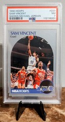 1990 Hoops Shows Michael Jordan #12 Jersey #223 Sam Vincent PSA 7 Chicago Bulls