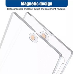 1-100 Pack Magnetic Card Holder 35 55 75 100 130 180 pt One-Touch UV Protection