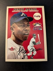 2000 FLEER ALL STAR FANFEST WRAPPER REDMPTION HANK AARON #2 OF 4