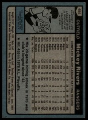 1980 Topps #485 Mickey Rivers
