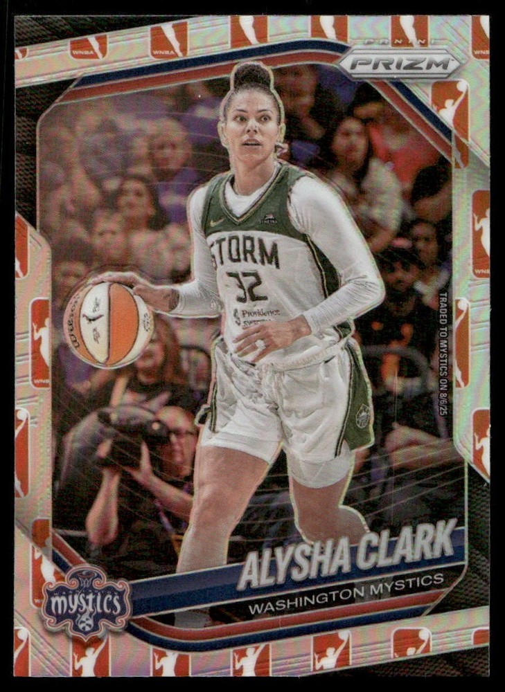 Alysha Clark 2025 Panini Prizm WNBA #129 Logo Prizm Dallas Wings