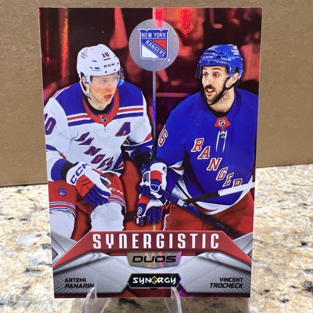 2024-25 Synergy SYNERGISTIC DUOS Artemi Panarin Vincent Trocheck /499 NY Rangers