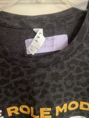 AEW Wrestling Dr. Britt Baker DMD Shirt • Black Leopard Print • XXL • New w/ Tag