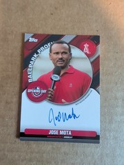 2022 Topps Opening Day Ballpark Profile Auto Jose Mota #BPA-JMO Auto Angels !!!