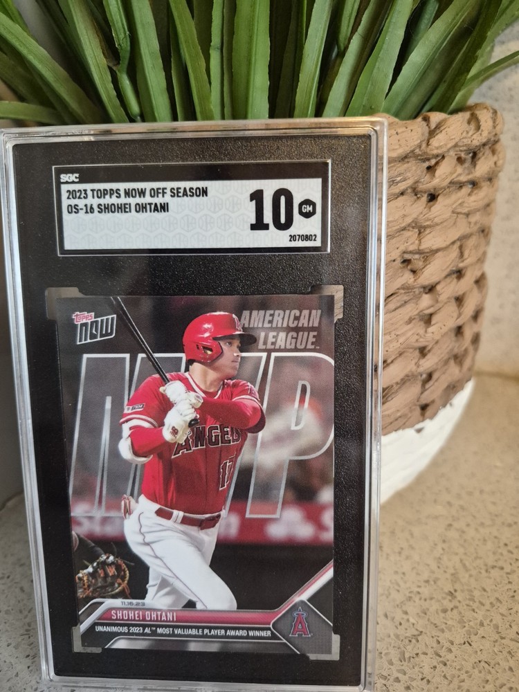 SHOHEI OHTANI 2023 Topps Now OS-16 AL MVP Winner SGC 10 GM GEM MINT Angels