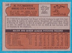 1972 Topps – Al Fitzmorris #349