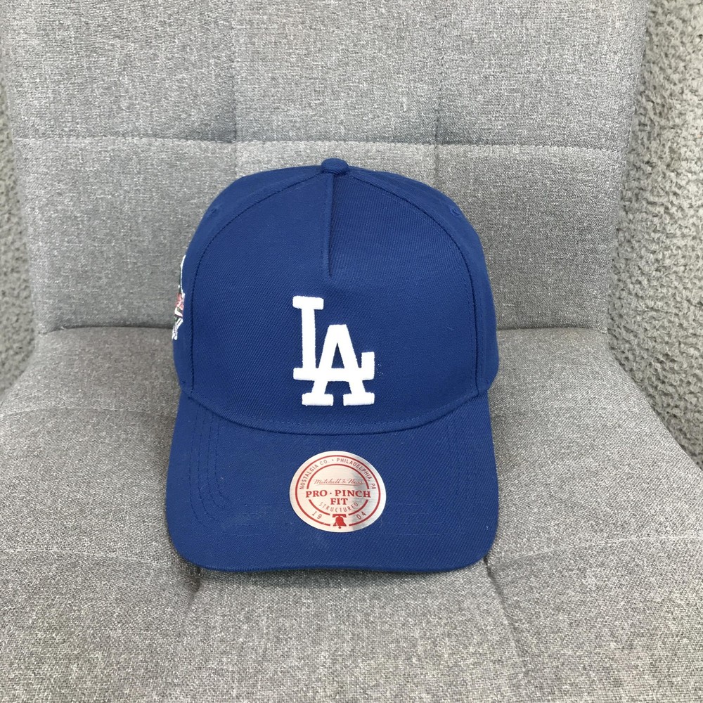 Los Angeles Dodgers Hat Cap Snap Back Mens One Size Blue MLB Mitchell & Ness