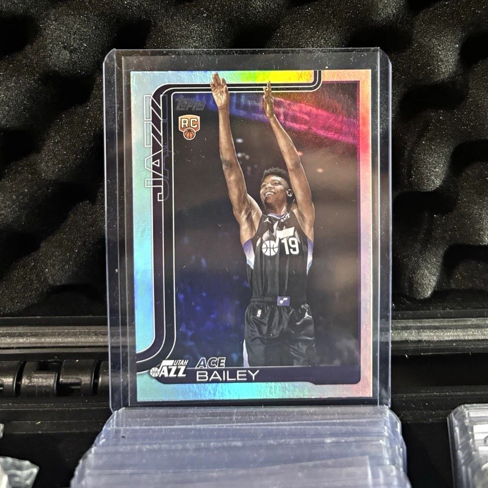 Topps 2025-26 Ace Bailey #205 Utah Jazz Rookie Basketball Trading Card