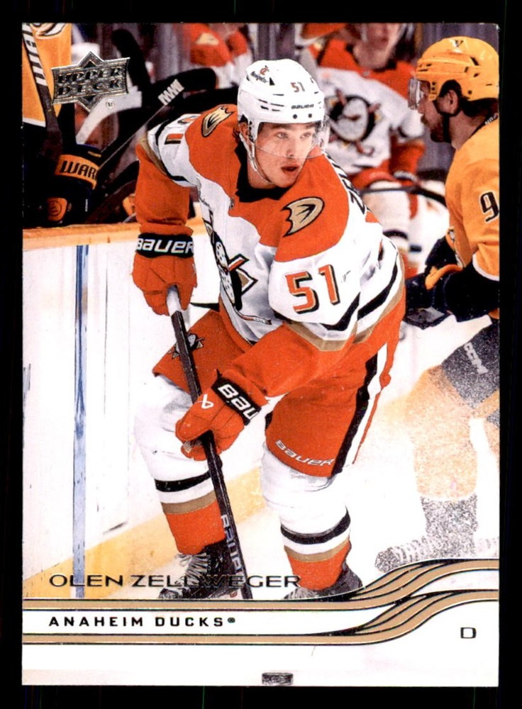 2025-26 Upper Deck #251 Olen Zellweger Anaheim Ducks