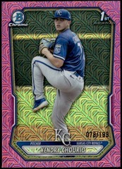 2026 Bowman #BCP-7 Kendry Chourio Chrome Prospects Mojo Pink Refractor #/199 1st