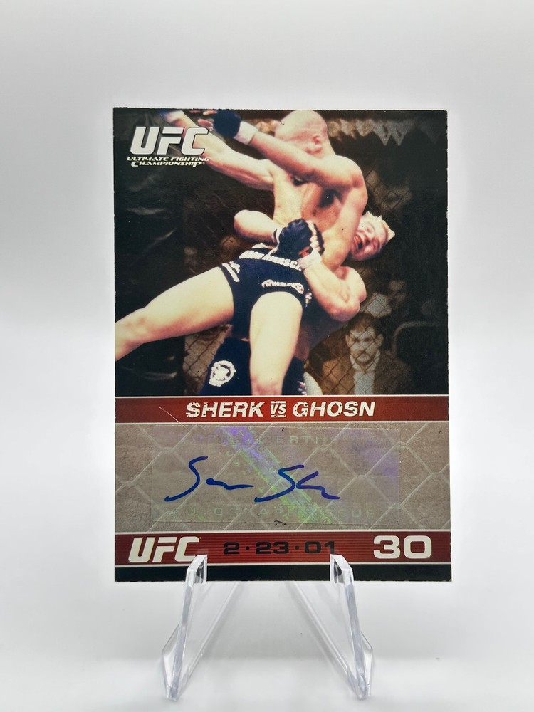 2009 Topps UFC Round 1 #ASS Sean Sherk Autographs Blue Ink RC