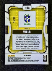 VINI JR 2026 Prizm FIFA World Cup Blue Wave #7/55 Brazil NUMBER /COLOR MATCH 🔥