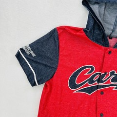 Hiroshima Toyo Carp Jersey Mens Large Red Japan NPB Baseball 2017 Hooded Shirt