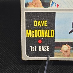 1970 Topps- #189 Thurman Munson -David McDonald 1970 Yankees Rookie Stars Vg-Exc