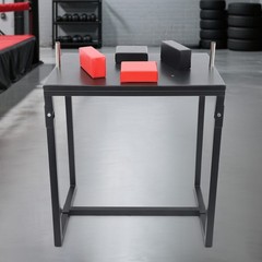 Foldable Arm Wrestling Table W/ Elbow & Forearm Pad Professional Battle Table
