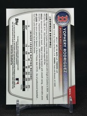 2025 Bowman Chrome – Mega Box Chrome Prospect Mojo Autographs Yophery Rodriguez