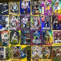 LOT of 50 RANDOM FOOTBALL CARDS! NFL ROOKIES, NUMBERED, AUTOS, PRIZMS,MEMS READ!