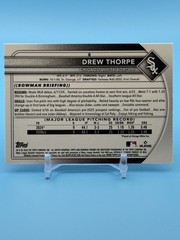 2025 Bowman Chrome #8 Drew Thorpe Blue Mojo Refractor /175 (RC)