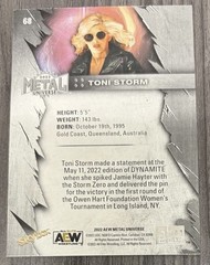 2022 SkyBox Metal Universe AEW Blue Spectrum #19 Hikaru Shida Body Suit