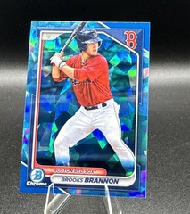 2024 TOPPS BOWMAN CHROME SAPPHIRE BOSTON RED SOX – BROOKS BRANNON #BCP-95