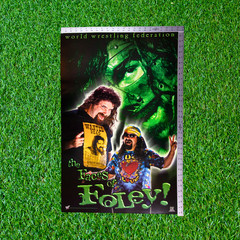 Rare 2000 WWF Mick Foley « Faces of Foley » Poster Funky Inc #3475