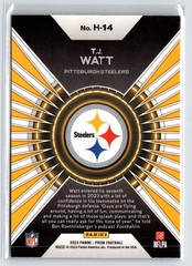 2023 Panini Prizm – Hype T.J. Watt #H-14 Steelers